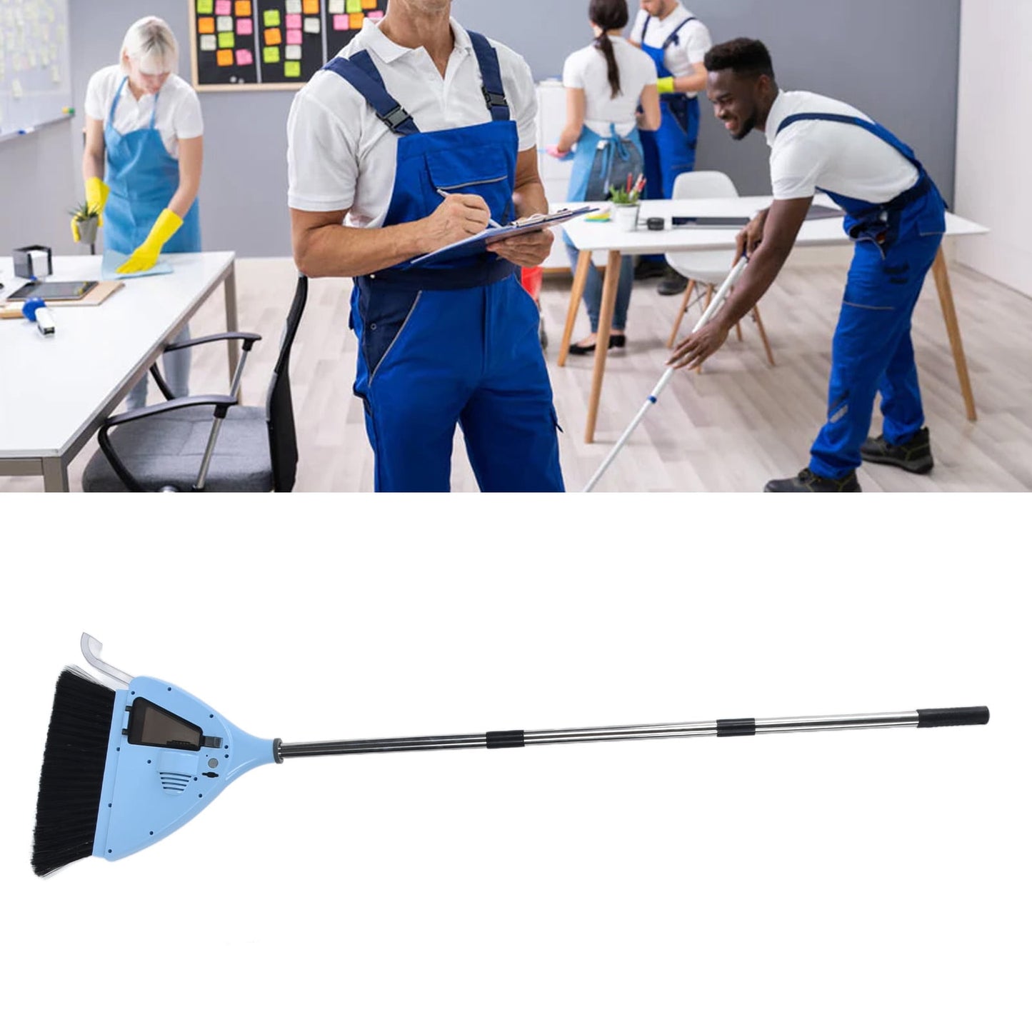 Mgaxyff 2 in 1 Vacuum Sweeper USB Charging Cordless Vacuum Broom Cleaner for Household Bedroom, Cordless Sweeper, Vacuum Cleaner